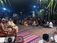 Ashtavadhan seva in Rajangan on conlusion of Maharudra and Ashtotara Kalashabhishek